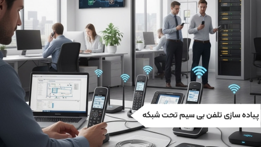 پیاده سازی تلفن بی سیم تحت شبکه