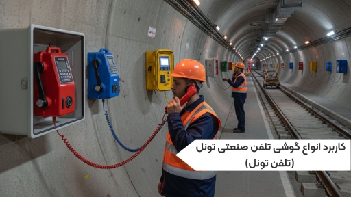 کاربرد انواع گوشی تلفن صنعتی تونل (تلفن تونل)